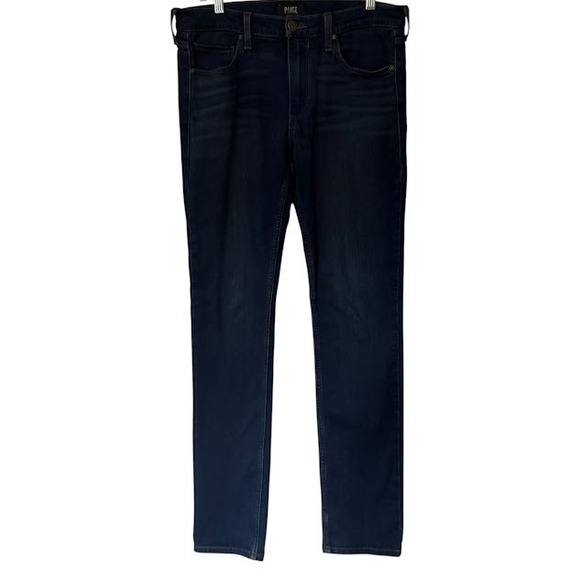 PAIGE Other - PAIGE Lennox Dark Wash Stretch Slim Leg Jeans Mens 32 x 34